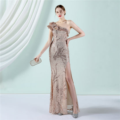 One Shoulder Formal Dress
