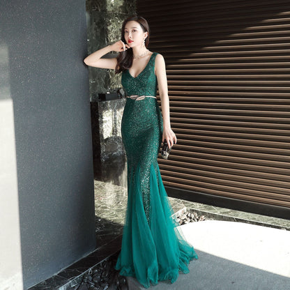 Long Sequin Formal Dress