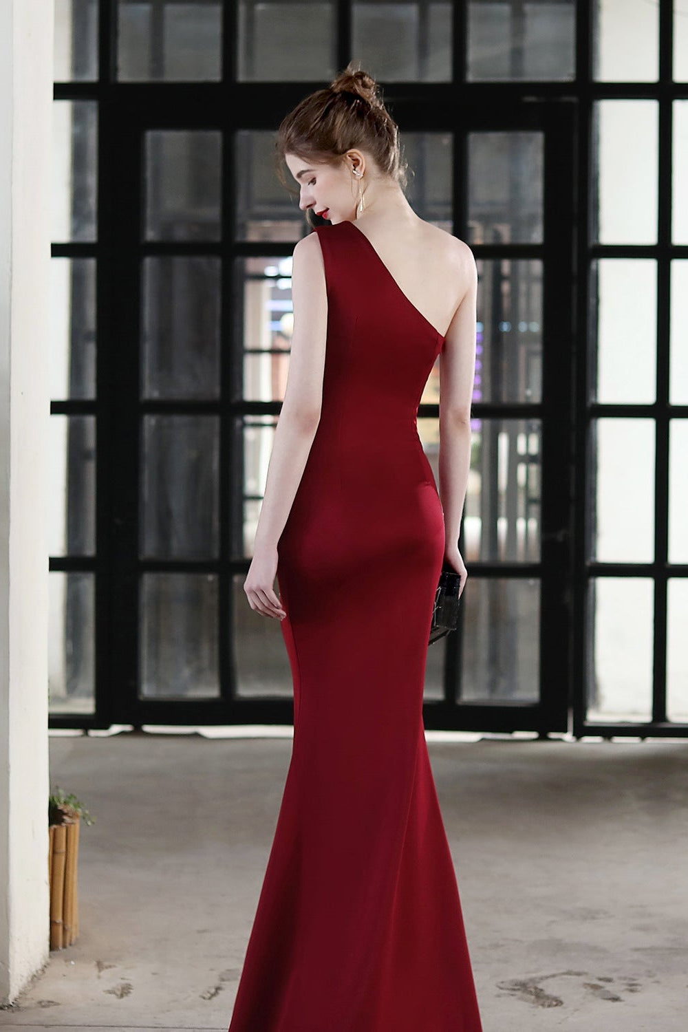 Long One Shoulder Formal Dress