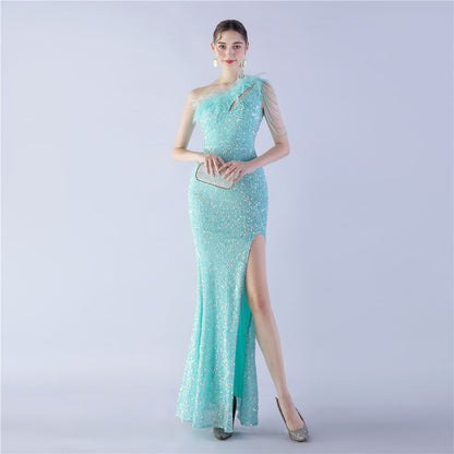 Side Split Formal Dress