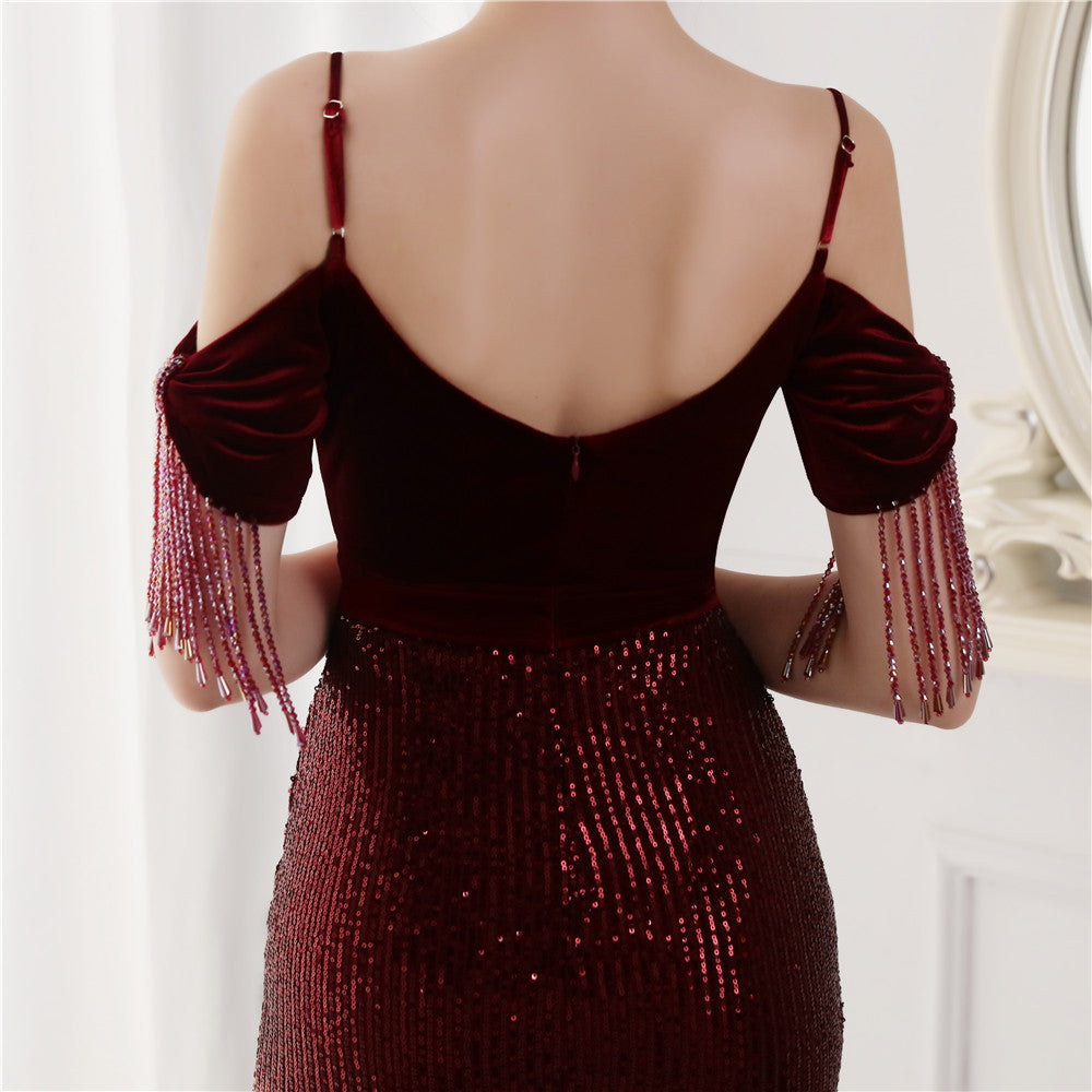 Athena Halter Long Evening Formal Dress
