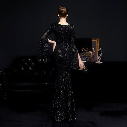 Sequin Long Formal Gown