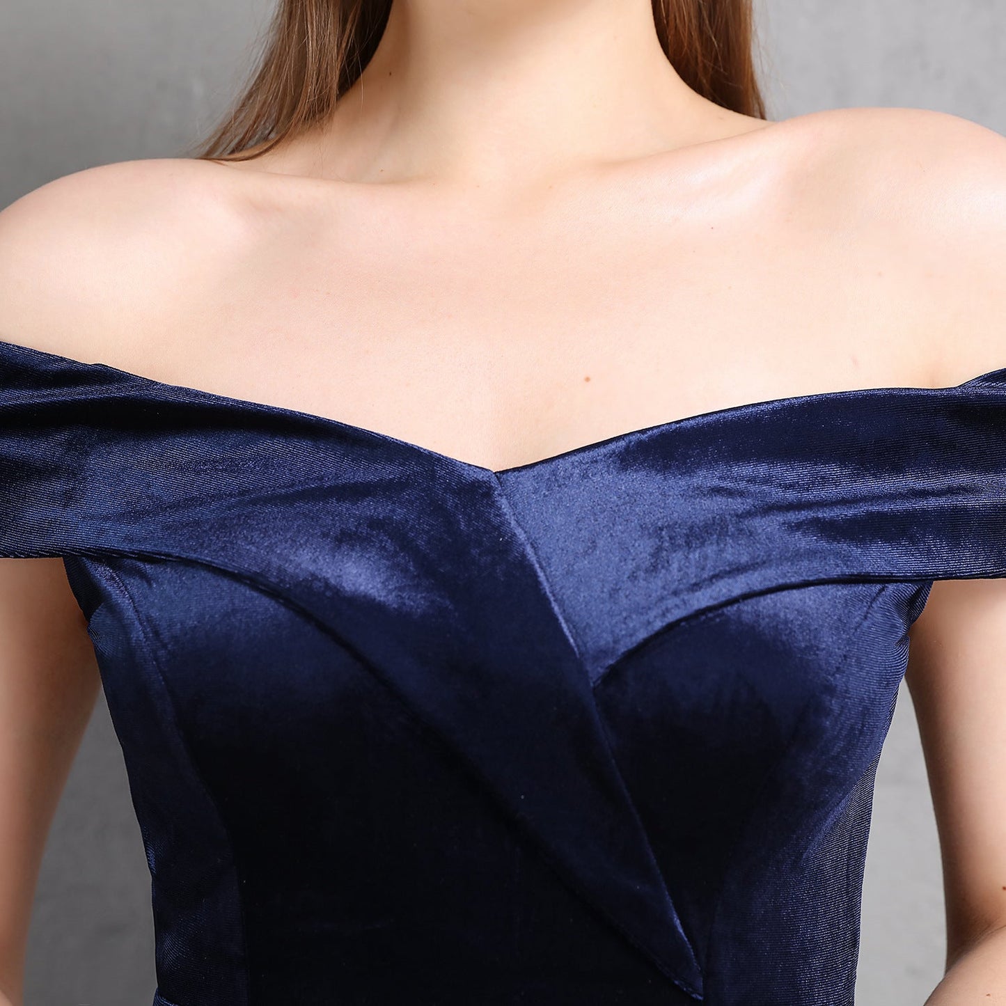 One Shoulder Fishtail Formal Dress