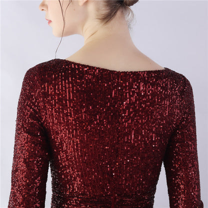 Long Sleeve Formal Dress