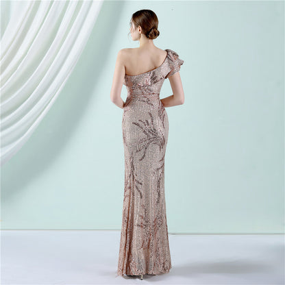 One Shoulder Formal Dress