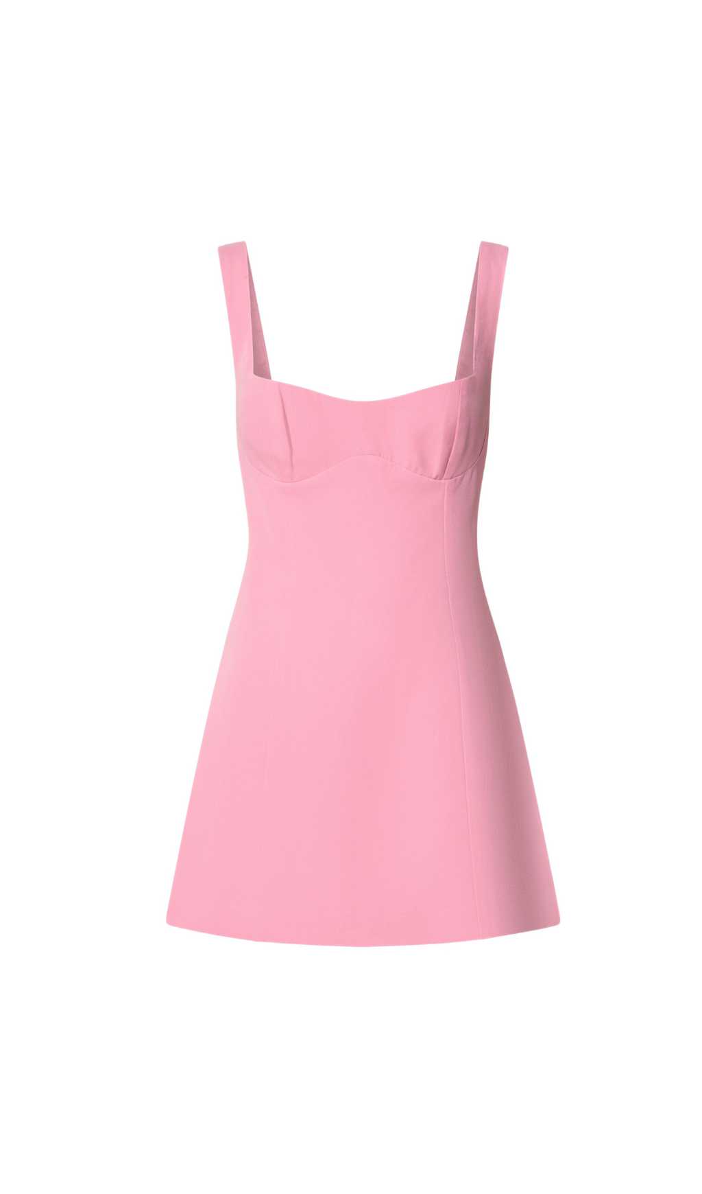 corset panel mini dress in pink