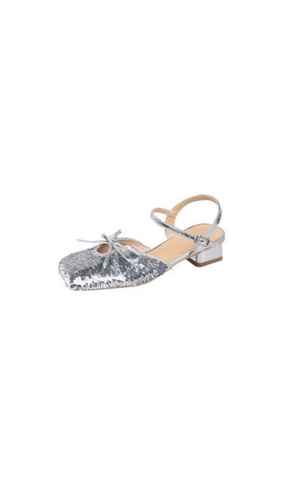 SQUARE HEELS MULES SHOES