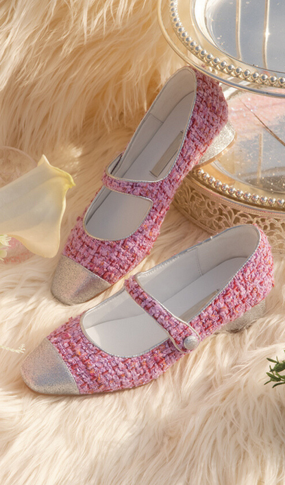 TWEED MARY JANE SHOES