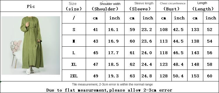 2pcs Set Cardigan+Inner Dress