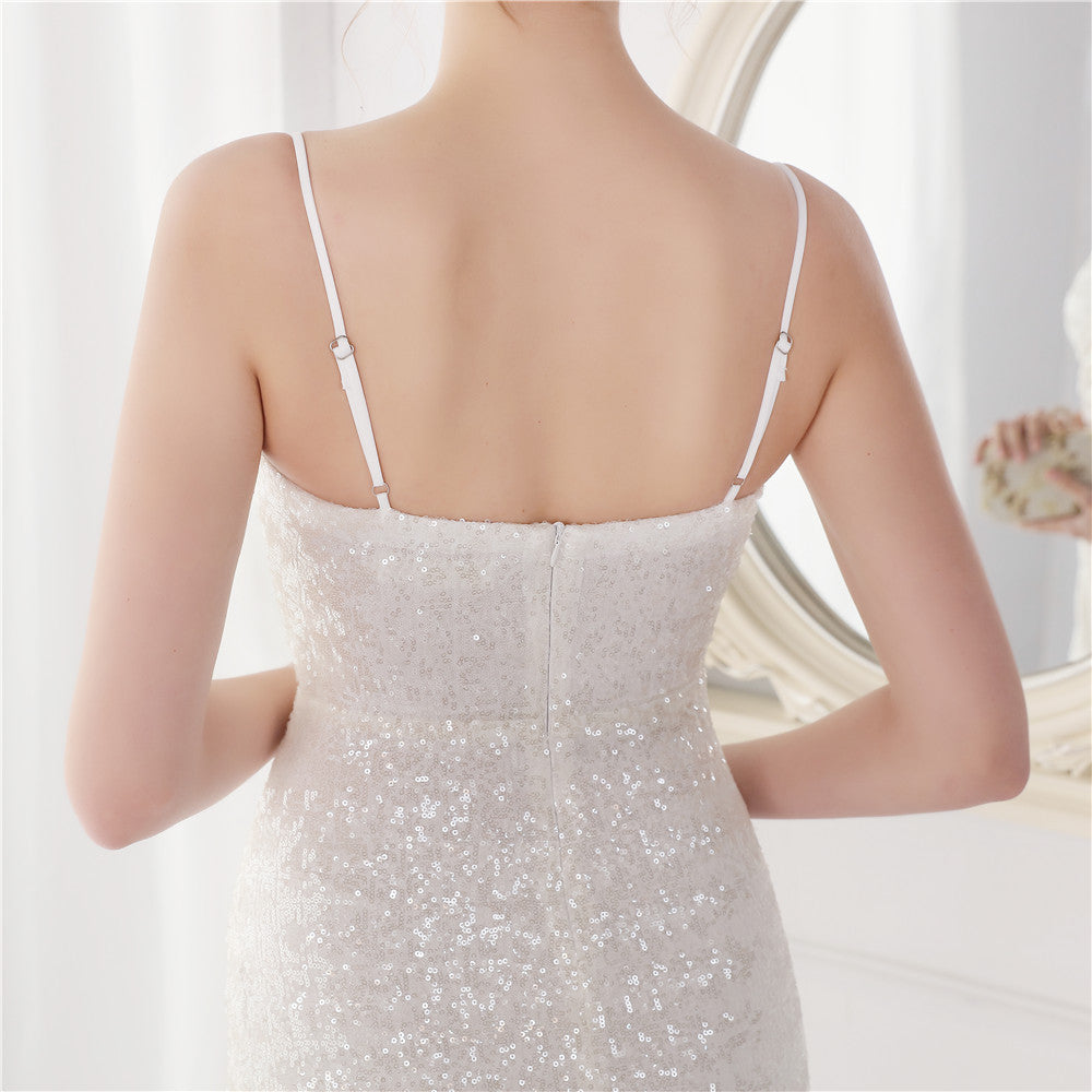 Sequin Fishtail Formal Dress