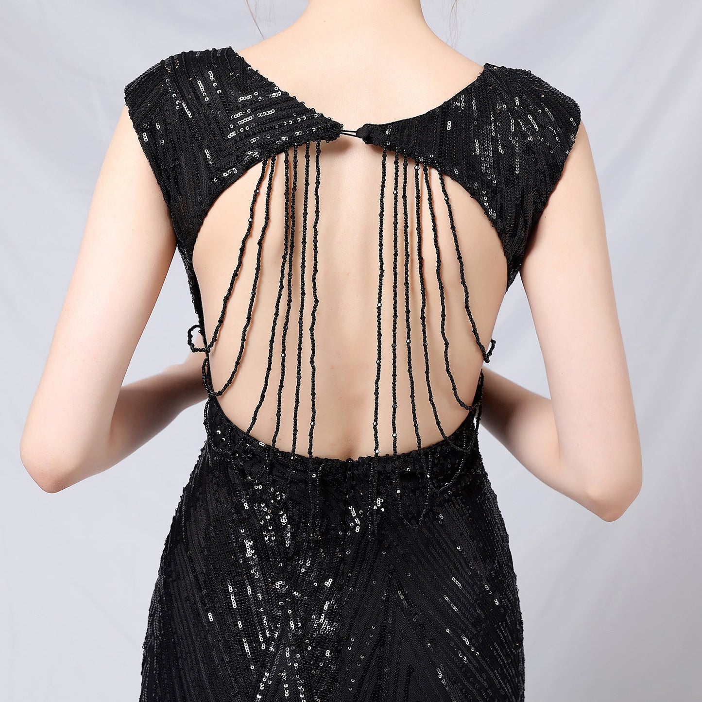 Sequin Fishtail Formal Dress