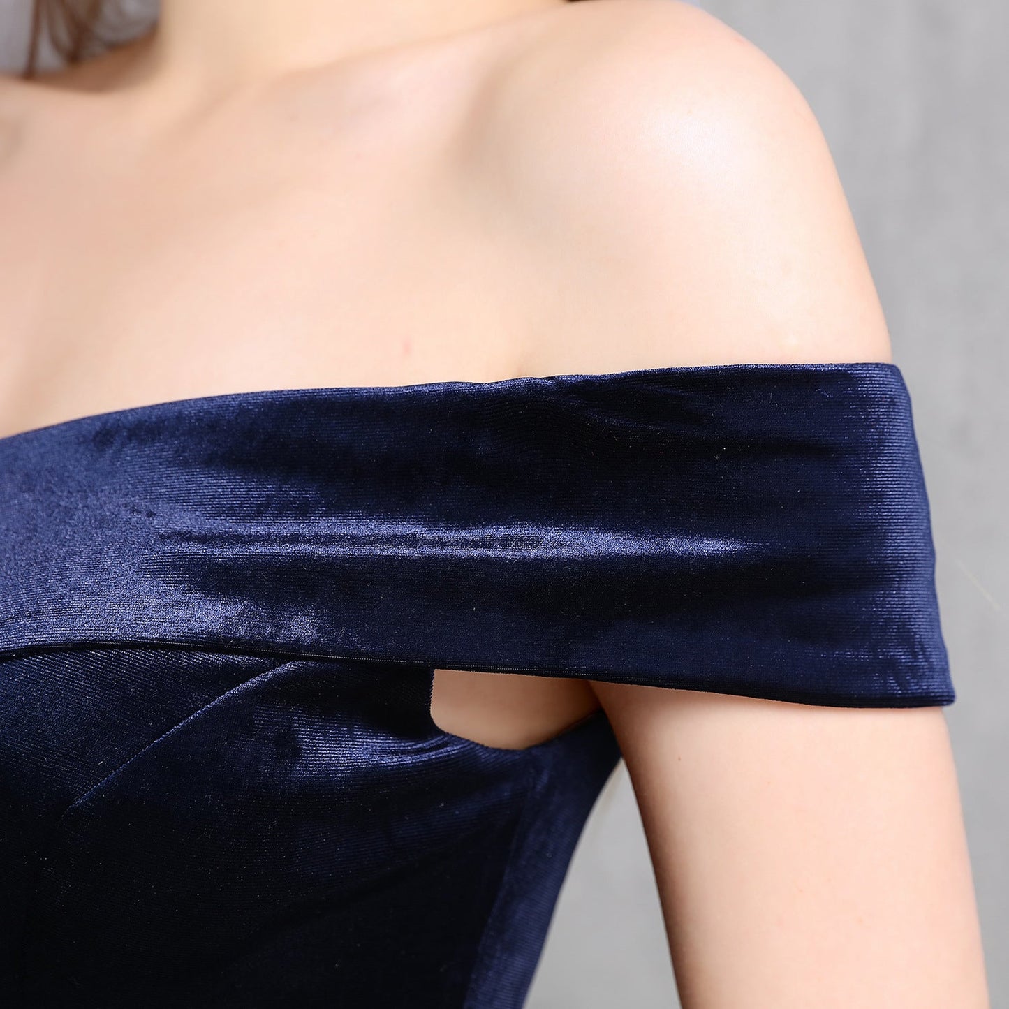 One Shoulder Fishtail Formal Dress