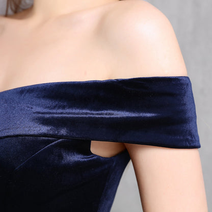 One Shoulder Fishtail Formal Dress