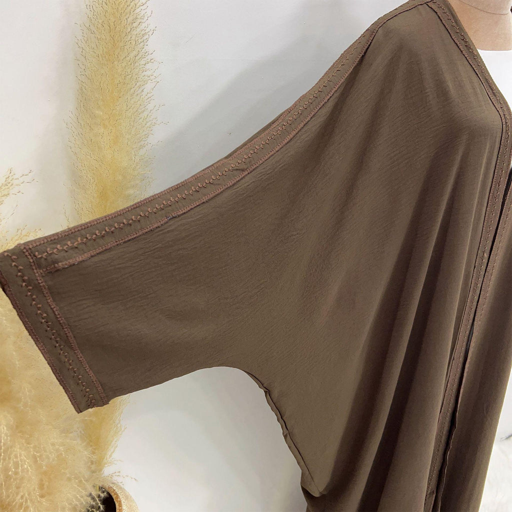 Embroidered Lace Dress Robe