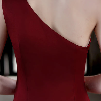 Long One Shoulder Formal Dress