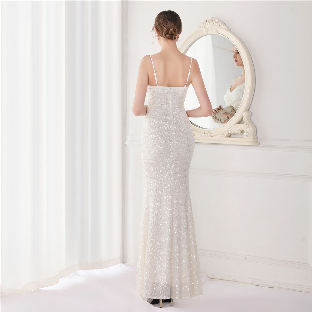 Sequin Fishtail Formal Dress