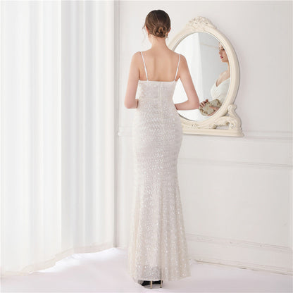 Sequin Fishtail Formal Dress