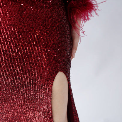 Long Sleeve Formal Dress