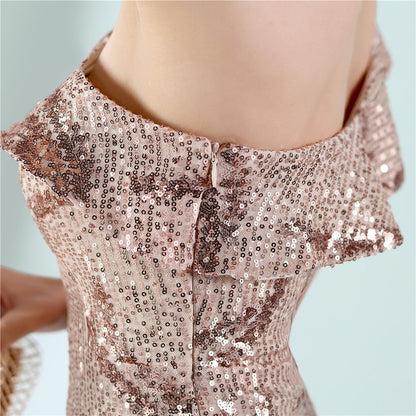 One Shoulder Formal Dress