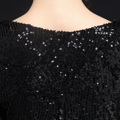 Sequin Long Formal Gown