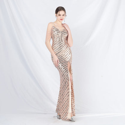 Long Halter Formal Dress