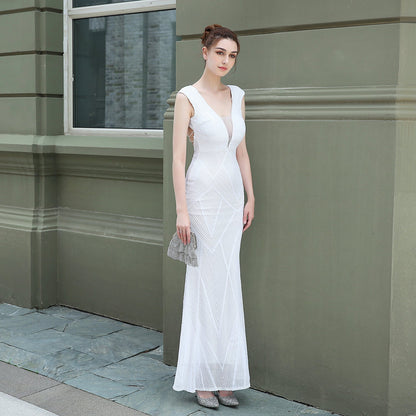 Sequin Fishtail Formal Dress