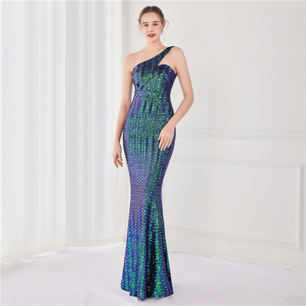 Sequin Long Formal Dress