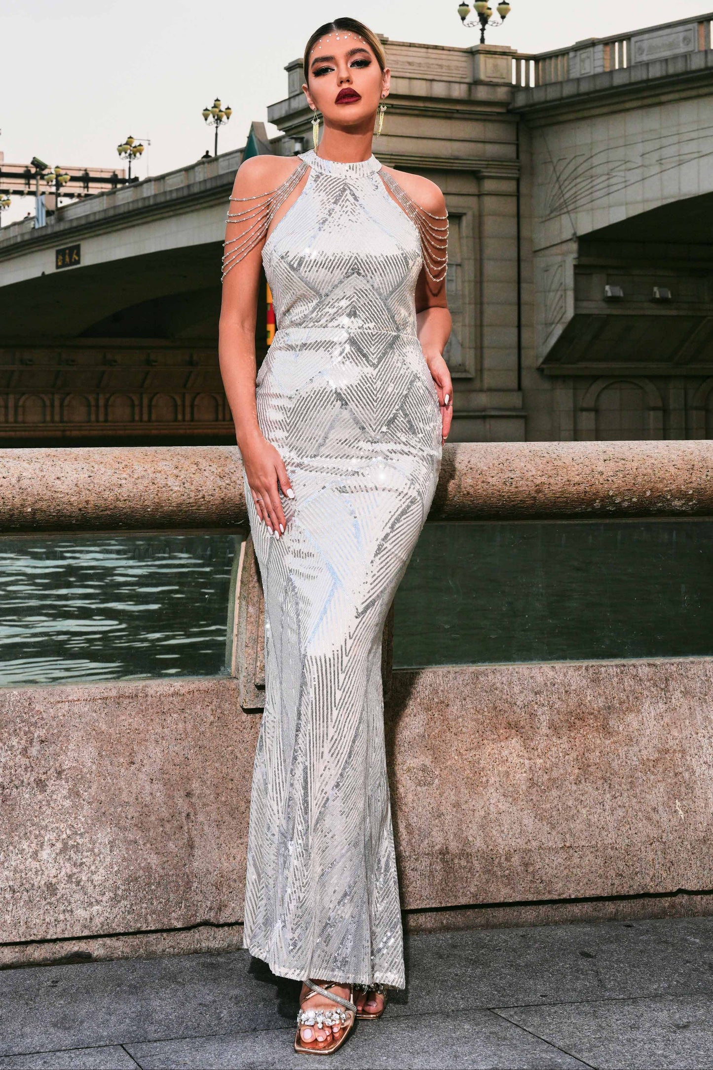 Sequin Mermaid Cocktail Dress
