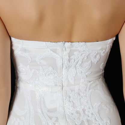 Sequined Formal Dresses with Short Front and Long Back