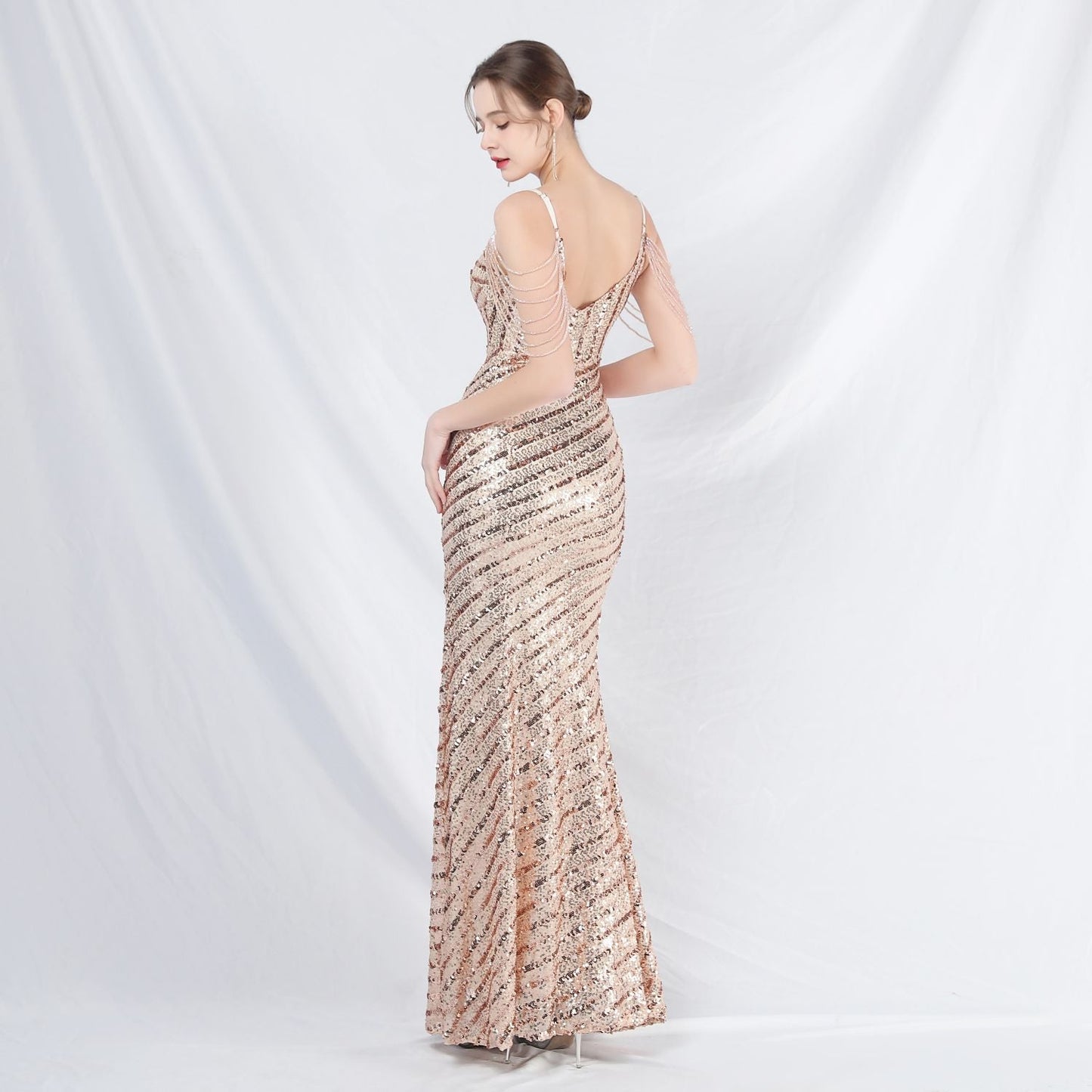 Long Halter Formal Dress