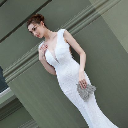 Sequin Fishtail Formal Dress