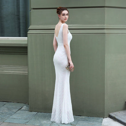 Sequin Fishtail Formal Dress