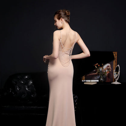 Long Halter Formal Dress
