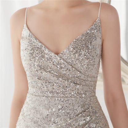 Sequin Fishtail Formal Dress