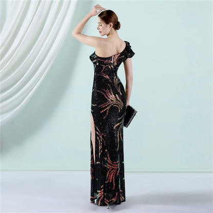 One Shoulder Formal Dress