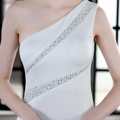 Long One Shoulder Formal Dress