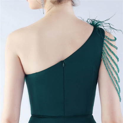 Exhibition and Wedding Evening Formal Gown