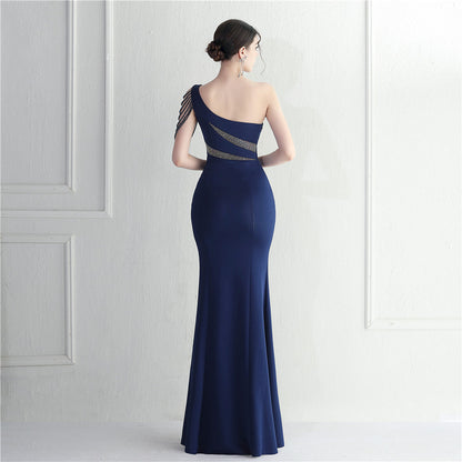 One Shoulder Long Formal Dress