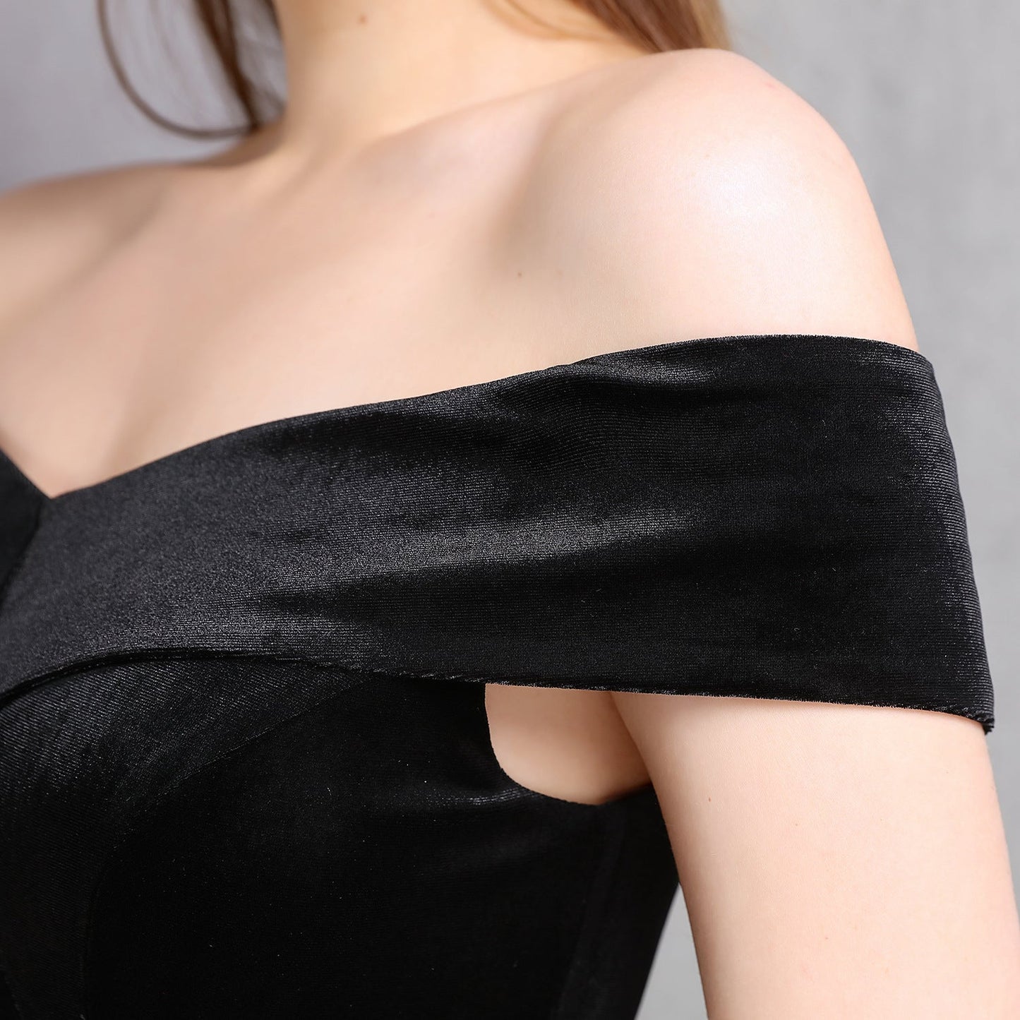 One Shoulder Fishtail Formal Dress