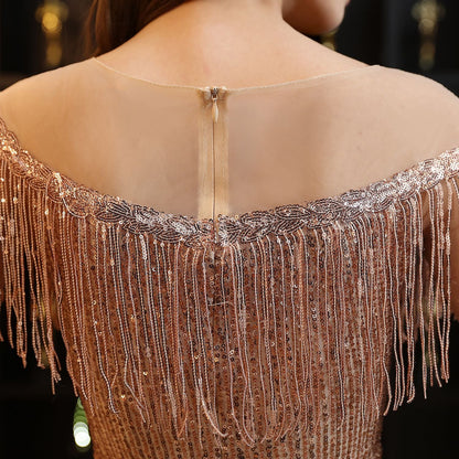 Sequin Fishtail Formal Dress