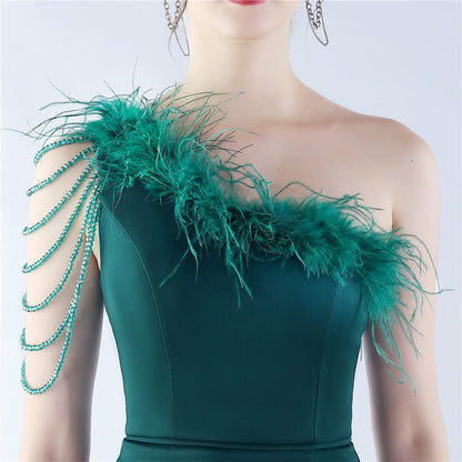 Exhibition and Wedding Evening Formal Gown