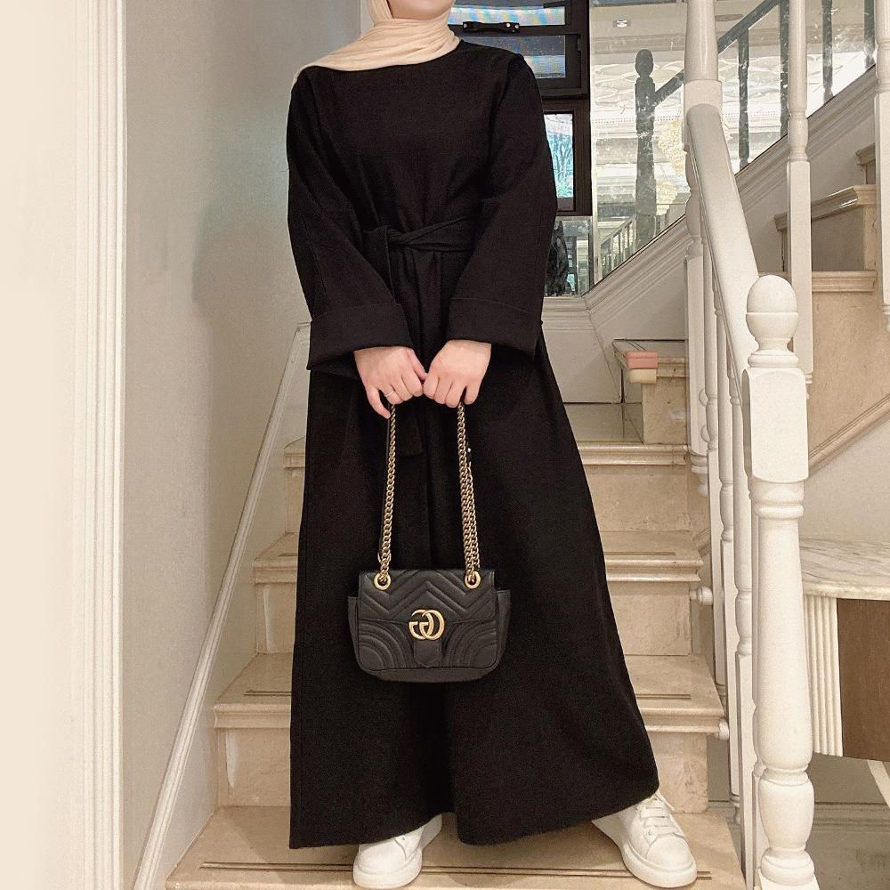 Solid Color Tunic Dress