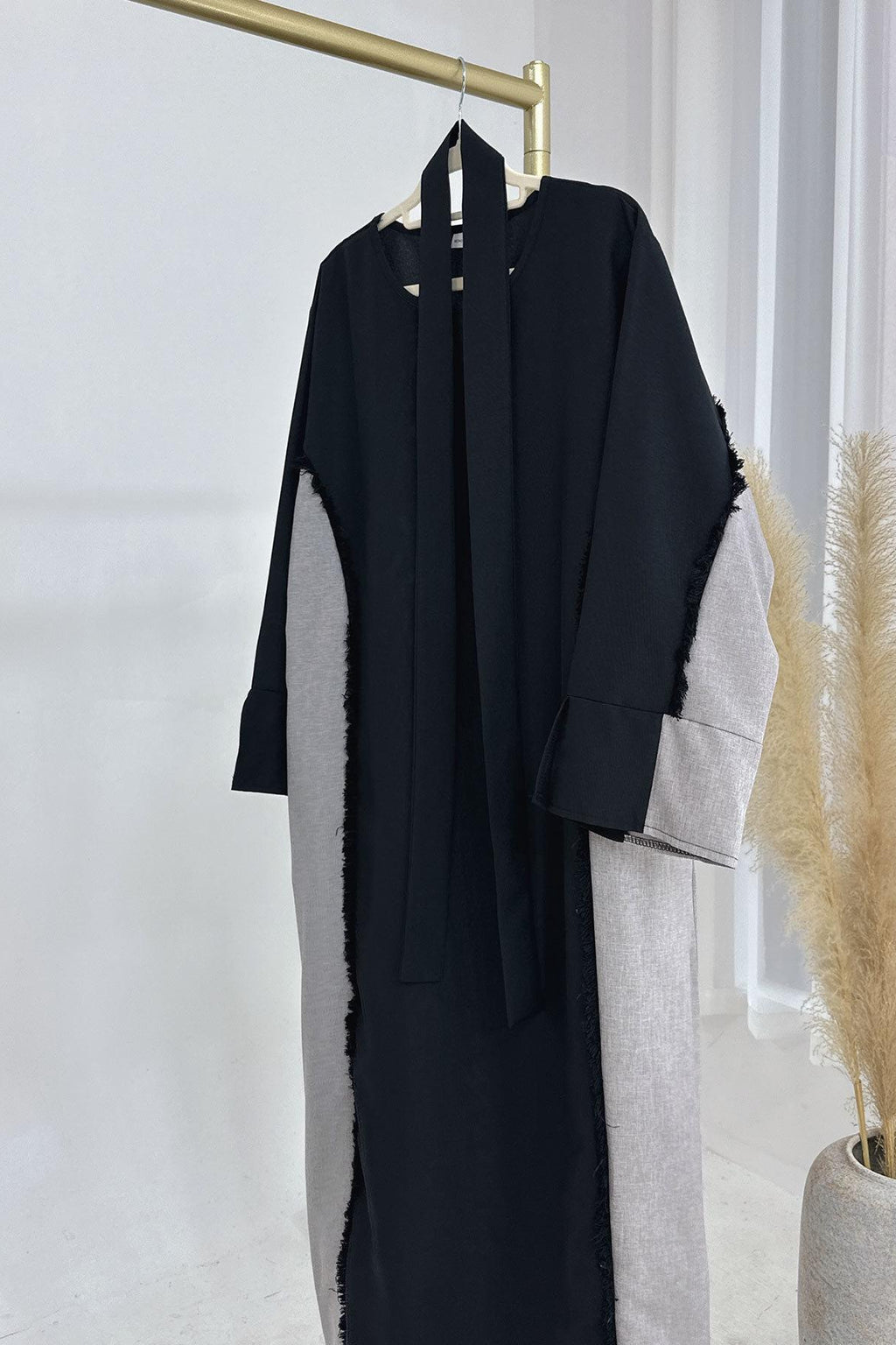 Stylish Patchwork Robe - Cardigan and Dress Style