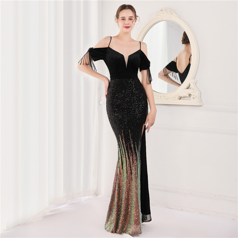 Athena Halter Long Evening Formal Dress