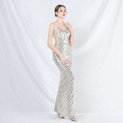 Long Halter Formal Dress