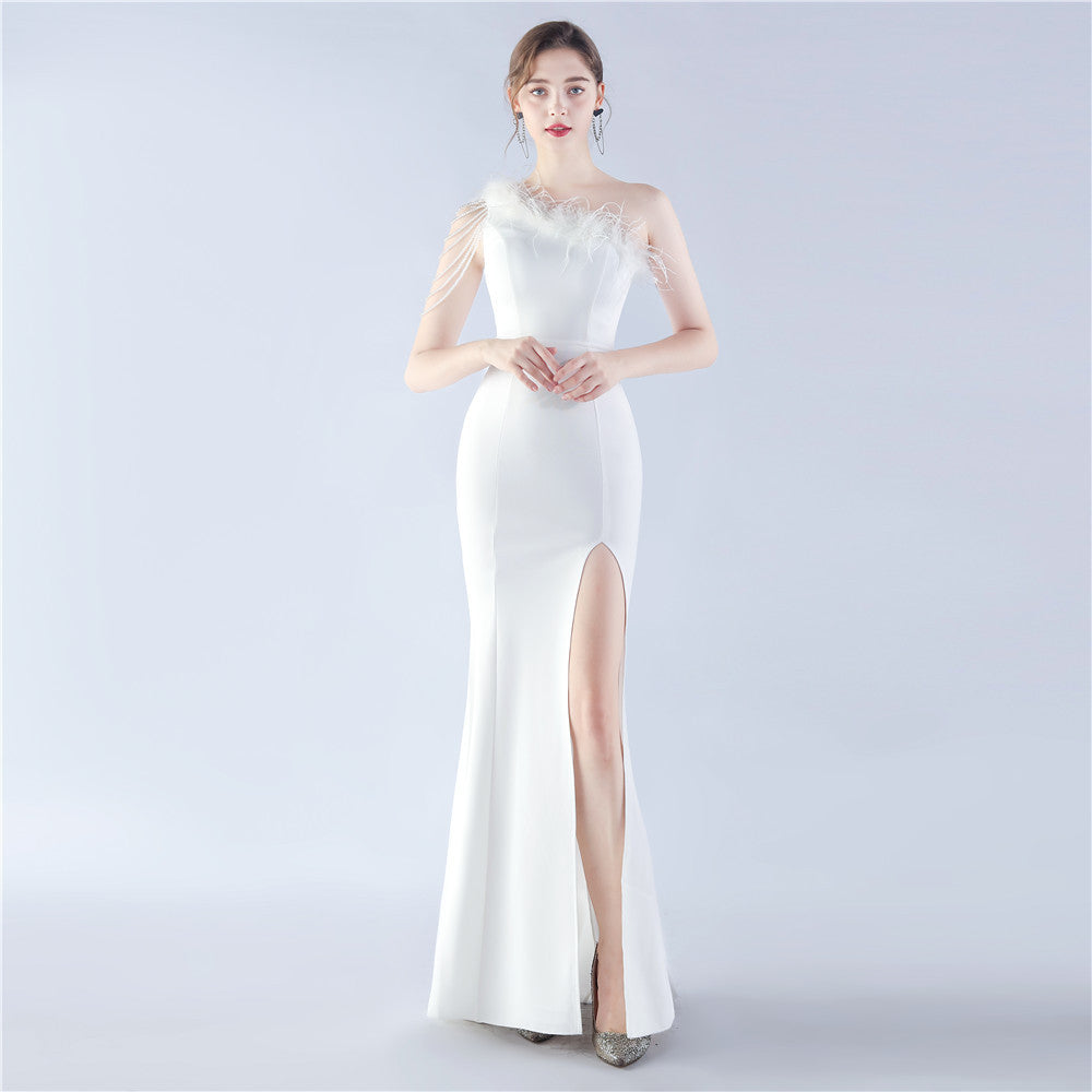 Exhibition and Wedding Evening Formal Gown