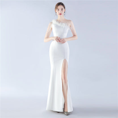 Exhibition and Wedding Evening Formal Gown