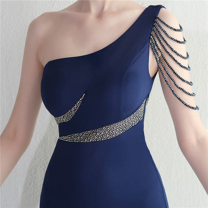 One Shoulder Long Formal Dress
