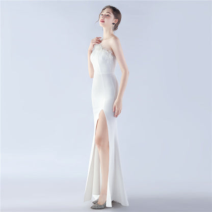 Exhibition and Wedding Evening Formal Gown