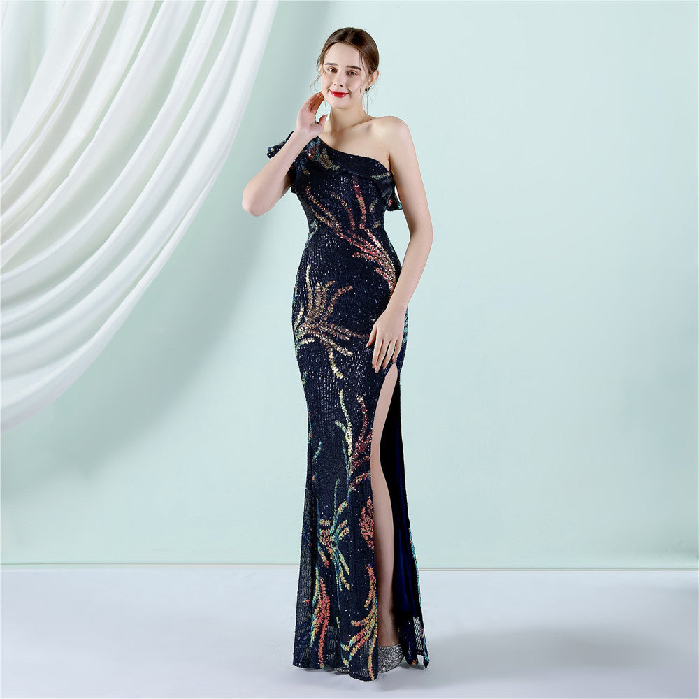 One Shoulder Formal Dress